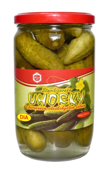 DIA Uhorky sterilizované 5-8 cm 660g - 8586000673120