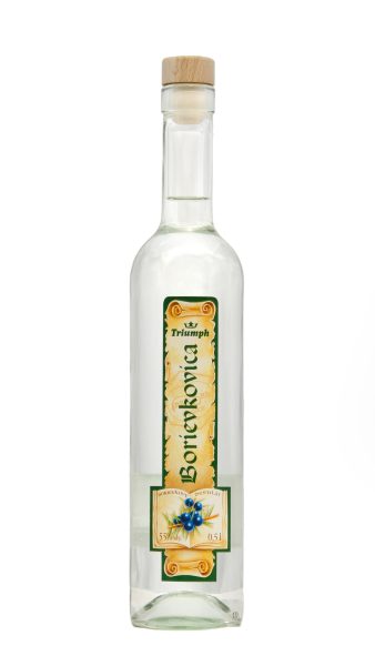 Borievkový destilát 55%  - Borievkovica 0,5l - 8586000673403