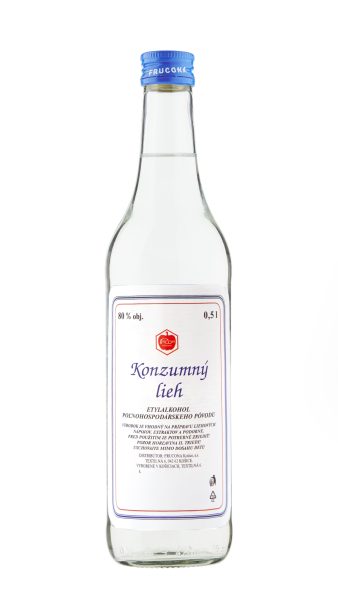 Lieh konzumný 80% 0,5l - 8586000677081