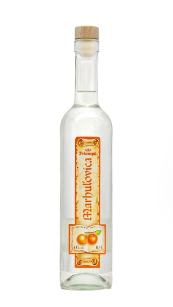 Marhuľový destilát 43% - Marhuľovica 0,5l - 8586025911504