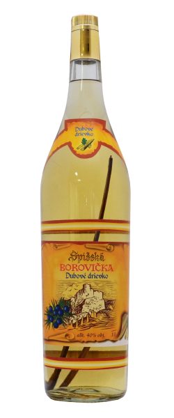 Spišská borovička - Dubové drievko 40% 3l