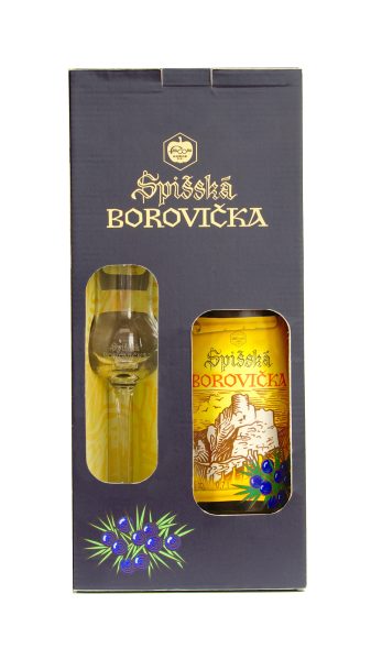 Spišská borovička - darčekové balenie 38% 0,7l - 8586025910118