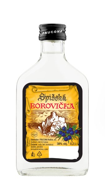 Spišská borovička 38% 0,2l - 8586025912280