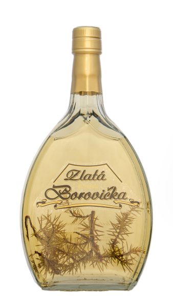 Zlatá Cassovia borovička 38% 0,7l - 8586025910194